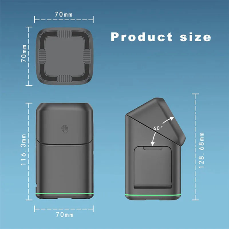 New Magnetic 3 in 1 15W Fast Charger Stand for iPhone 16 15 14 13 S24 Ultra/S25 Wireless Charger
