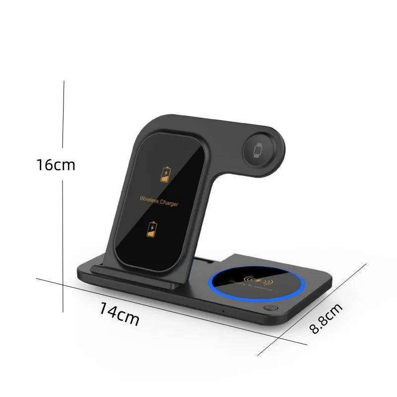 Hot 3 in 1 Wireless Charger for Mobile Phone