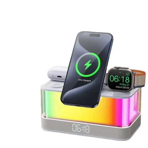 Multi Functional Alarm clock Charger