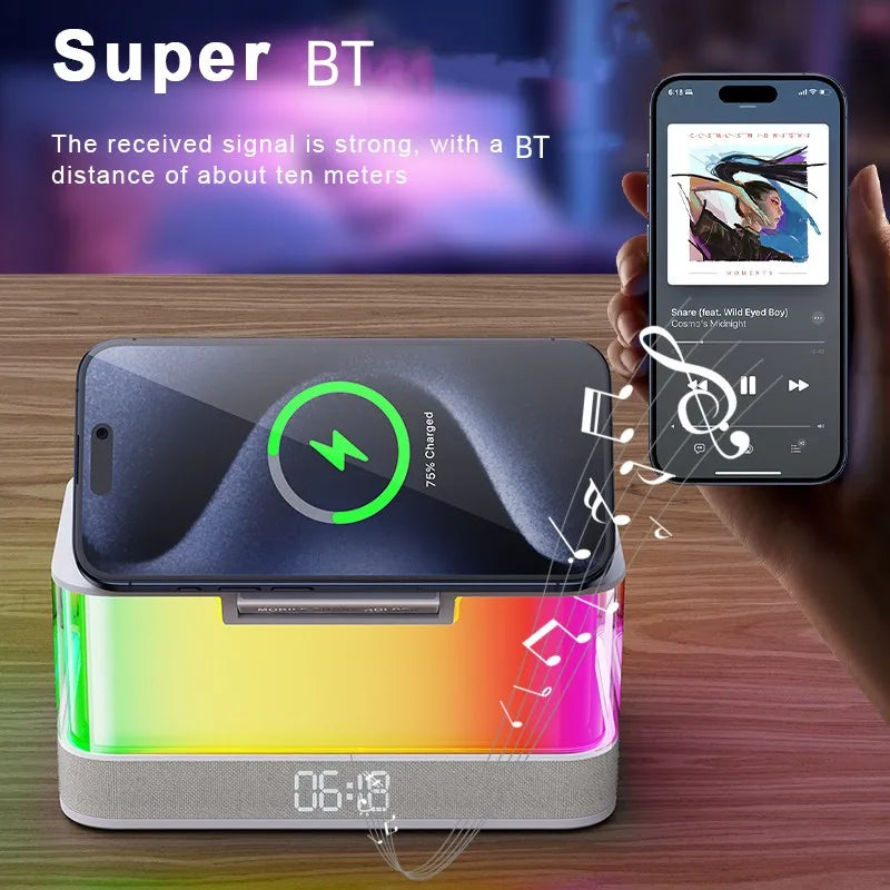 Multi Functional Alarm clock Charger