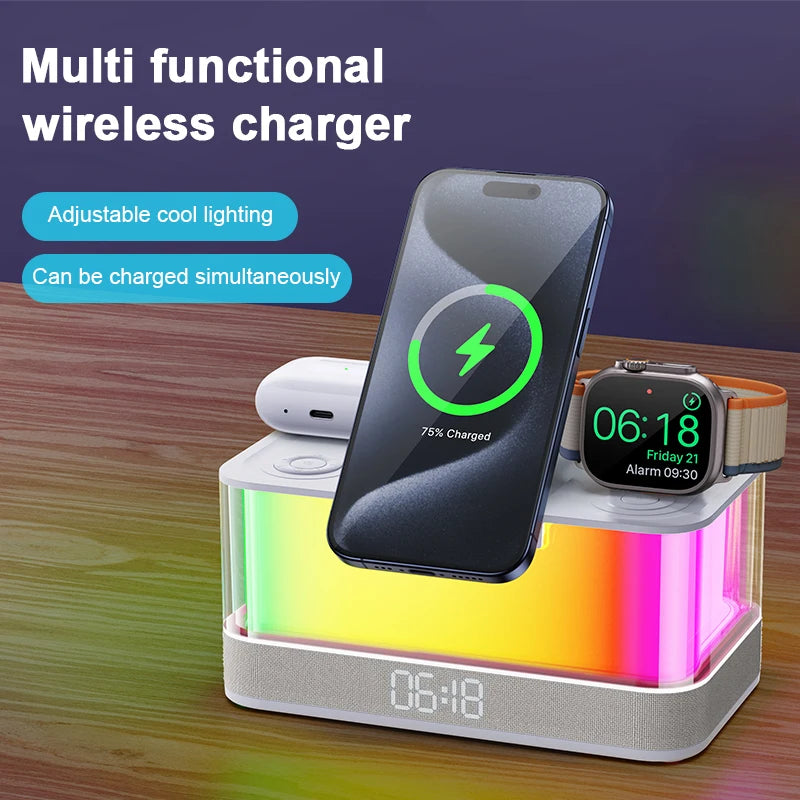 Multi Functional Alarm clock Charger