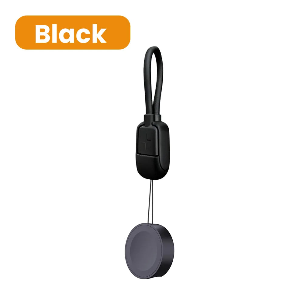 Portable Wireless Charger 2.5W USB Type C Magnetic Fast Charger For 1-12Serirs SE1/2/3 ULTRA1/2/3 SamsungS4/S5/S6/S7/S8/S9 Watch