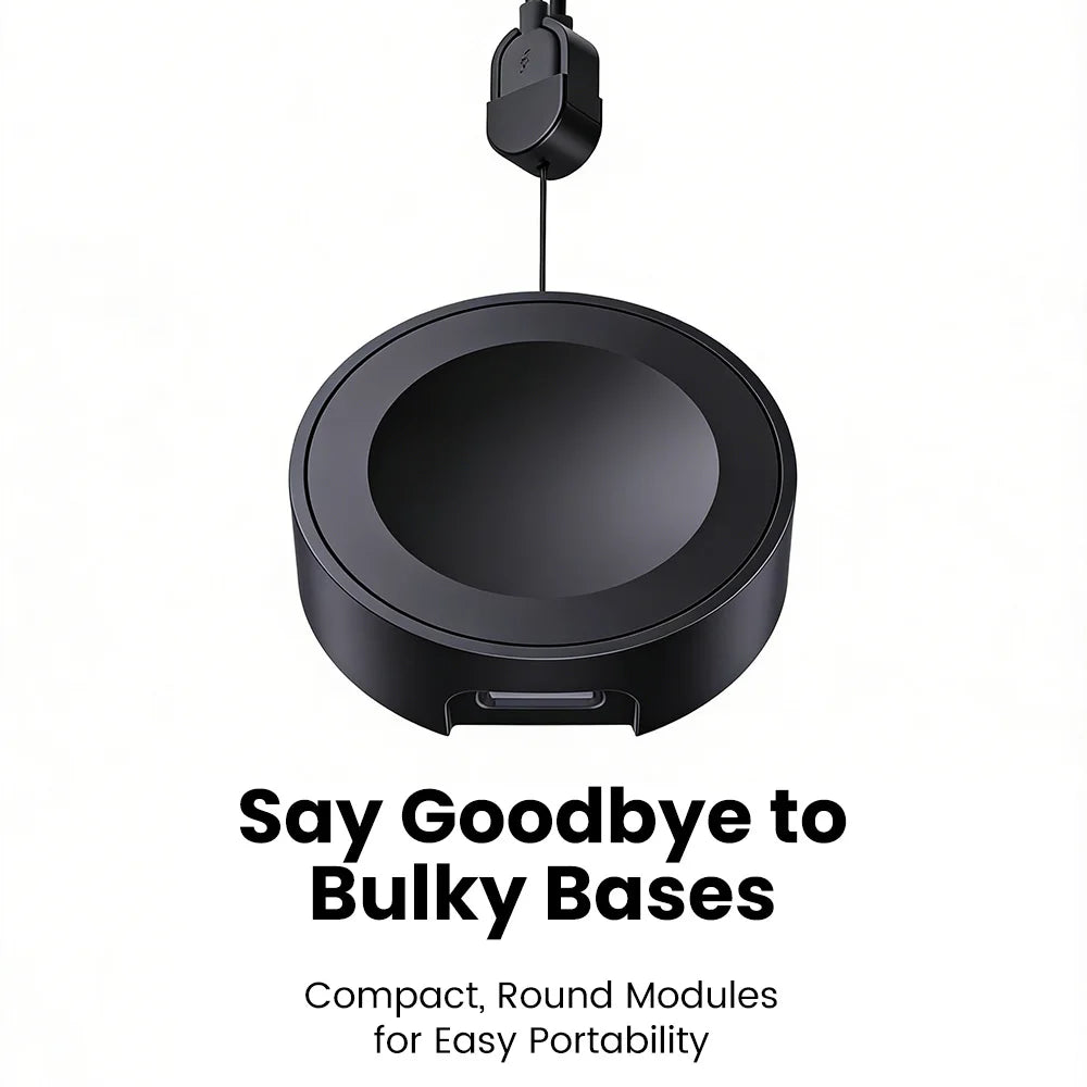 Portable Wireless Charger 2.5W USB Type C Magnetic Fast Charger For 1-12Serirs SE1/2/3 ULTRA1/2/3 SamsungS4/S5/S6/S7/S8/S9 Watch